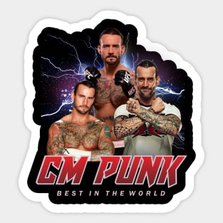 CM PUNK Sticker